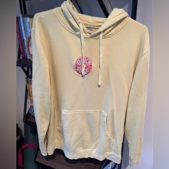 Bake Sale Hoodie Mens Medium Yellow - Picture 1 of 2